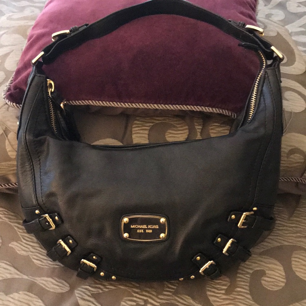 Michael Kors leather hobo